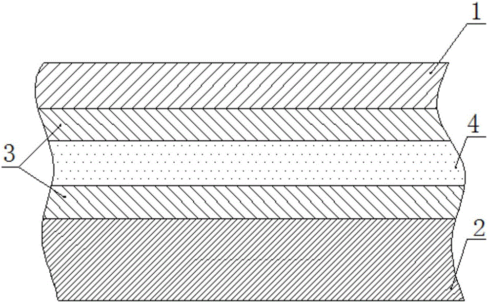 Semi-conductive buffering tape for sea cables