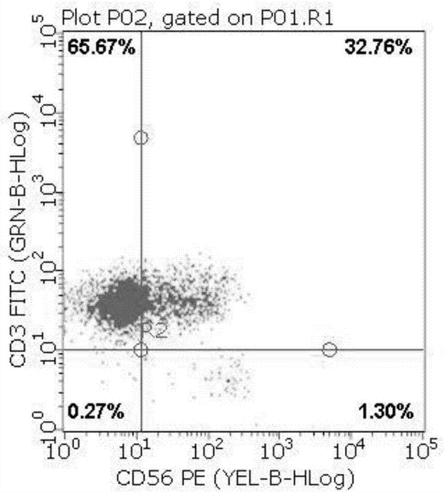 Inducing culture reagent for CIK (Cytokines Induced Killer) cells and culture method thereof