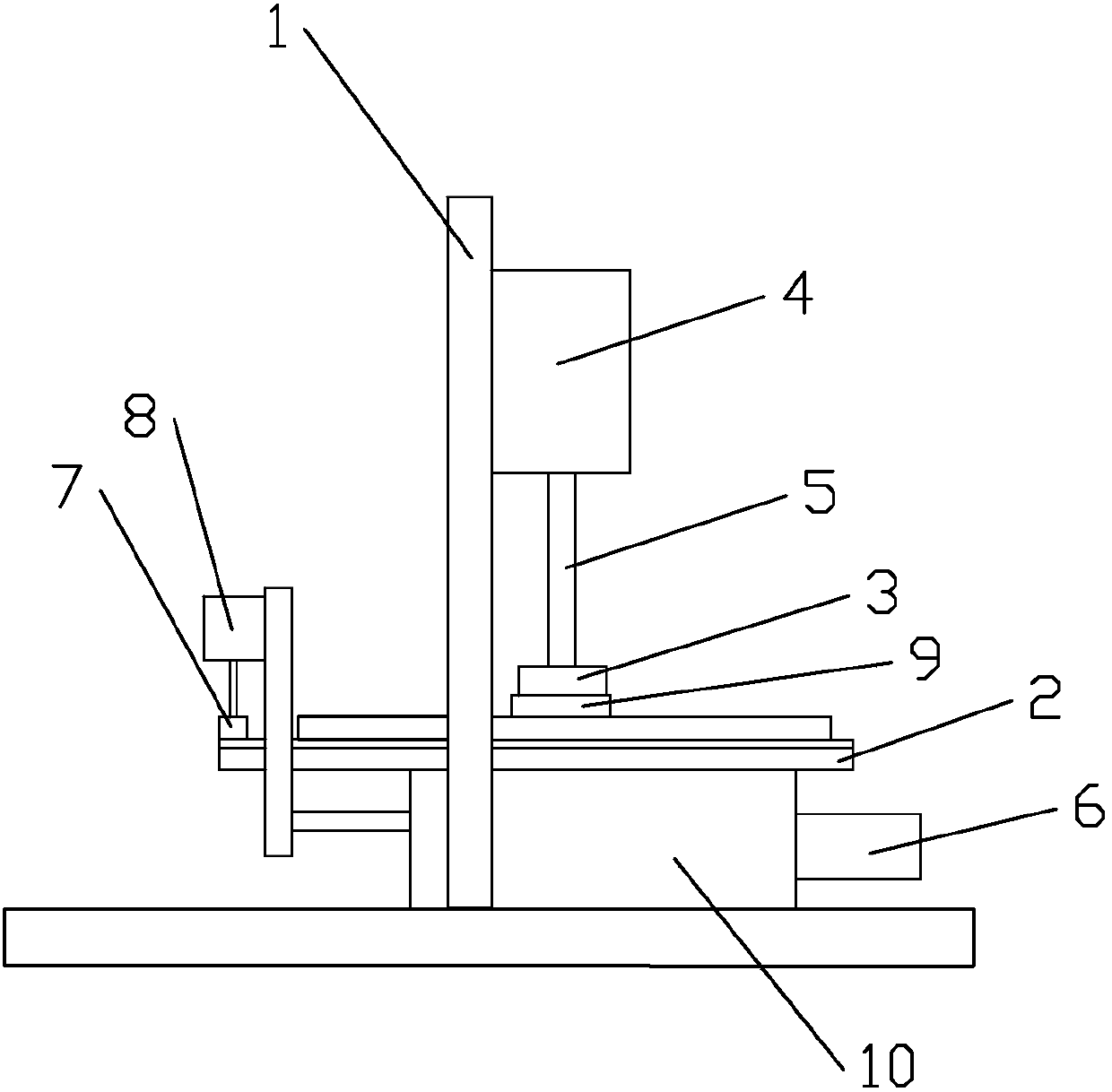 Fixture device of rotary-disc automatic welding machine for water outlet plate