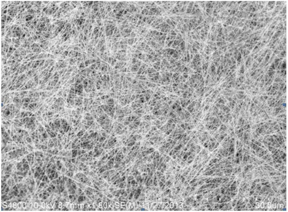 Method for preparing and separating silver nanowires under normal pressure in large scale