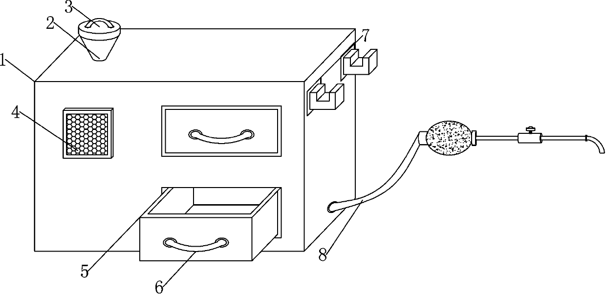 Urethra flushing device for urinary surgery