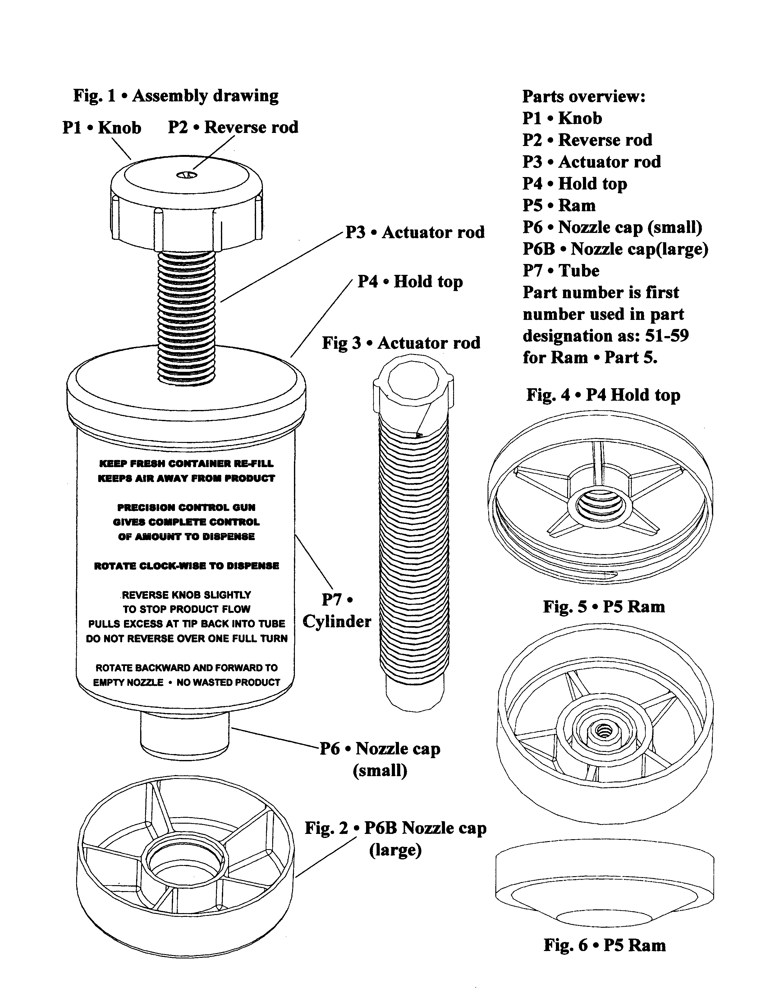 Dispenser for highly viscous liquids and pastes