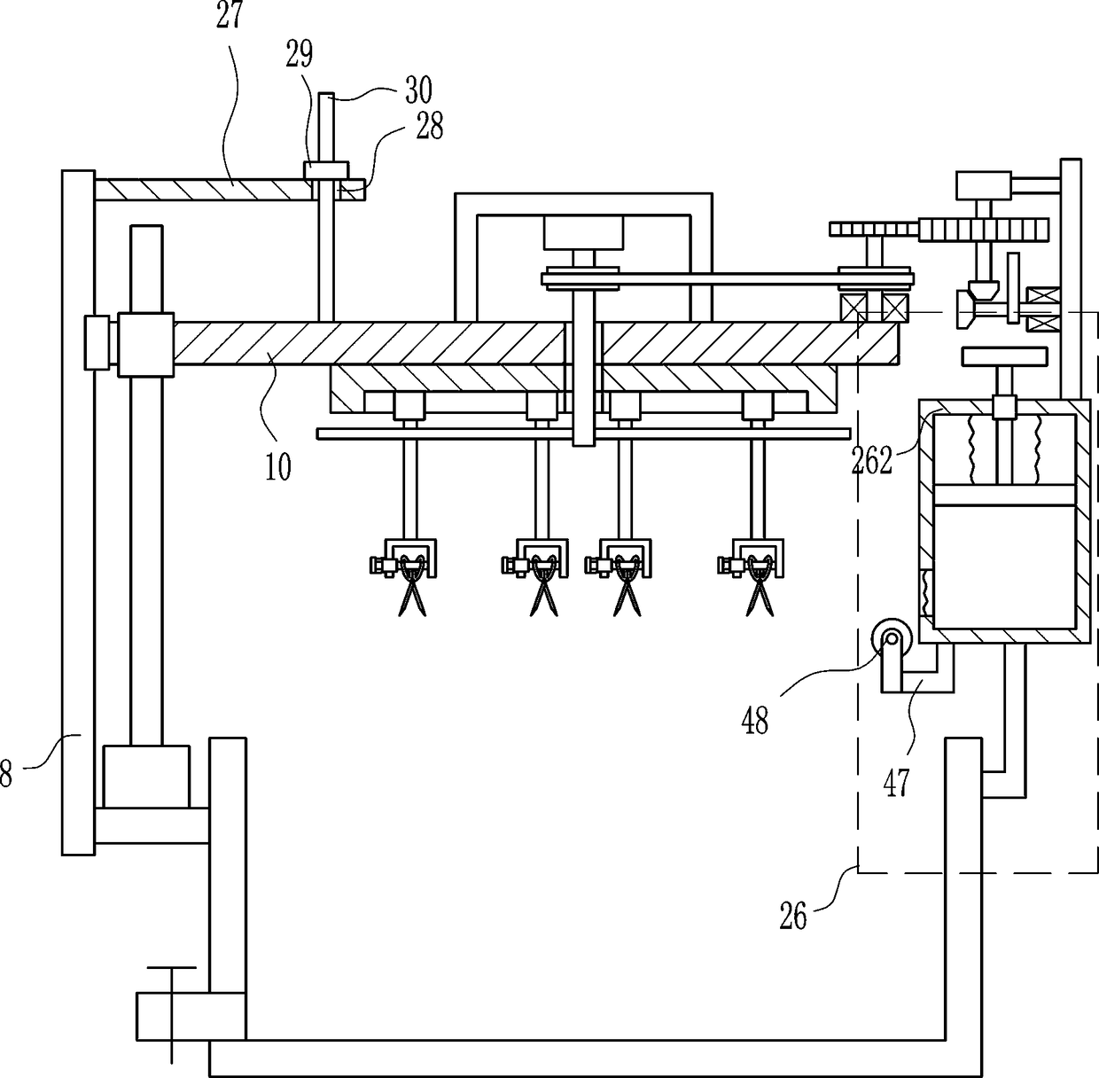 Medical device cleaning equipment for preventing mutual collision