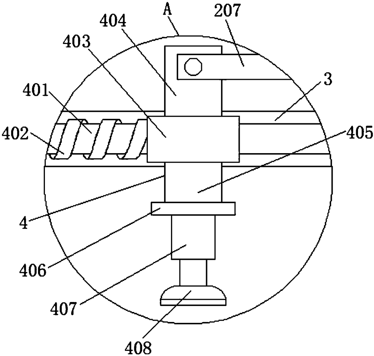 Cooling liquid treatment device for machining