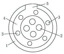 Four-head longitudinal wrapping die