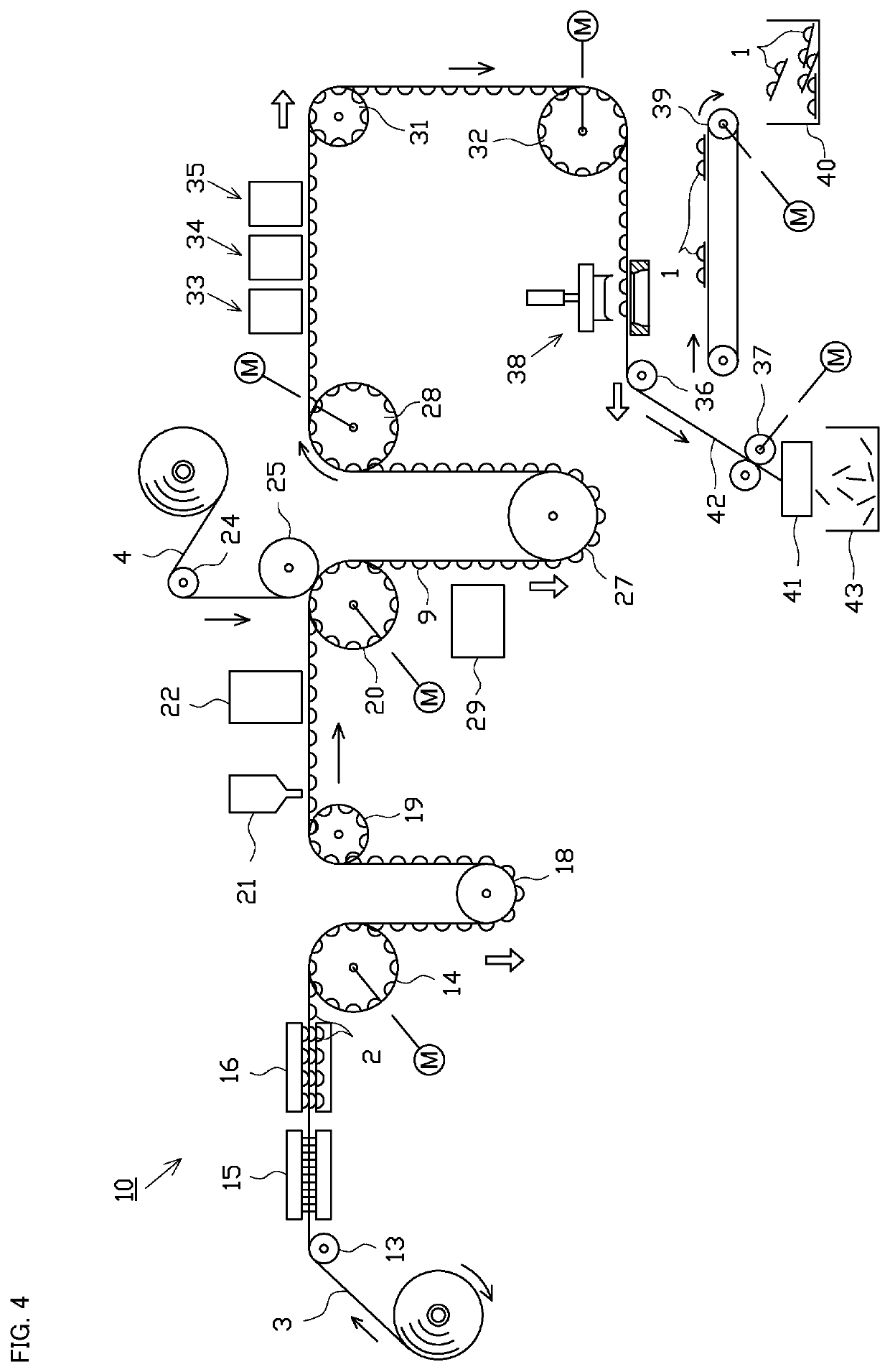 Blister sheet and blister packaging machine