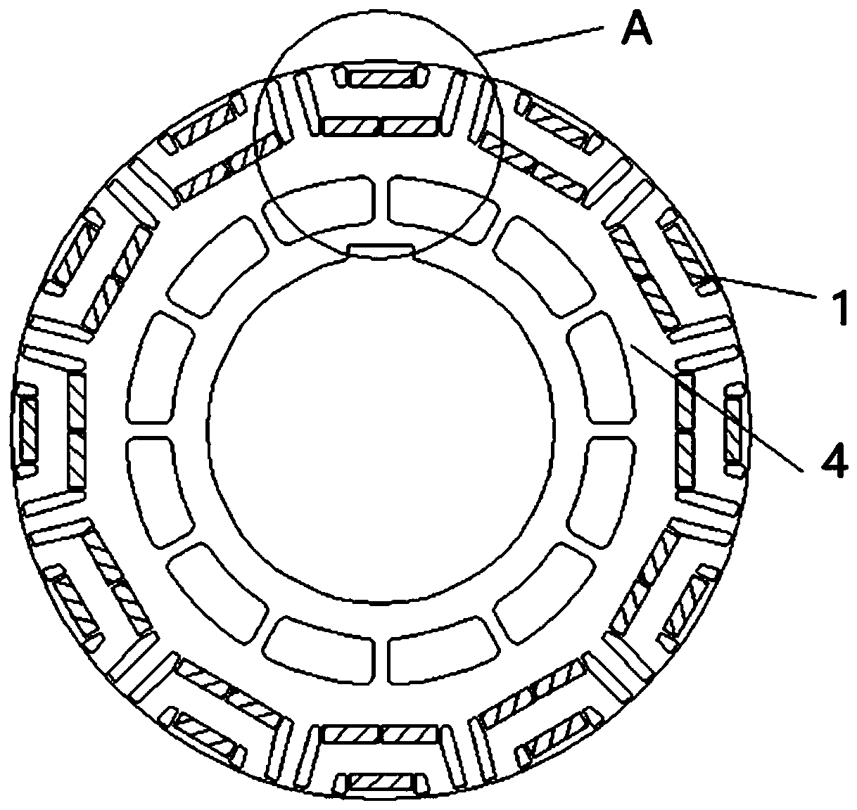 Rotor for synchronous reluctance motor