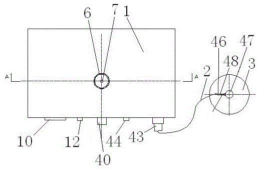 A portable oxygen index testing device and using method