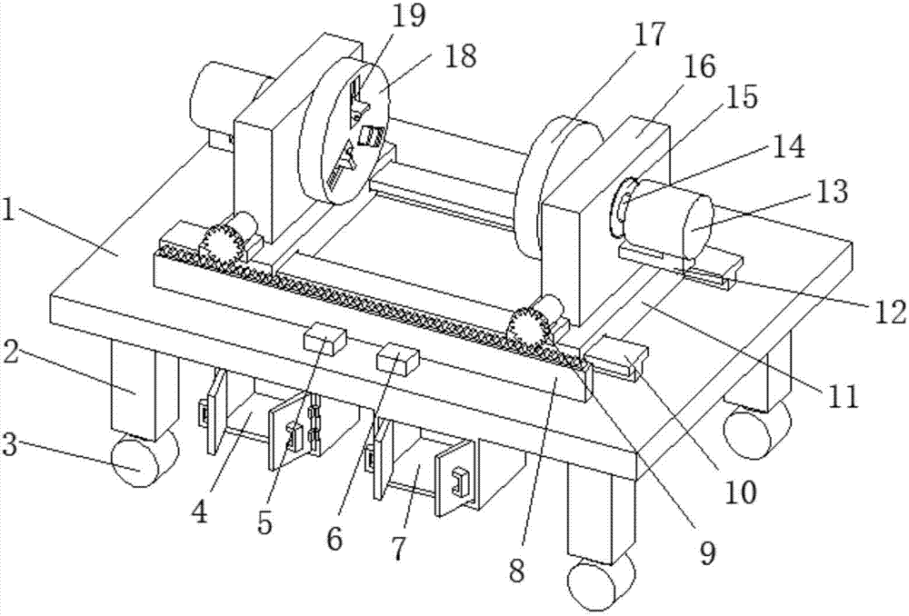 Electronic product magnetic core clamping device