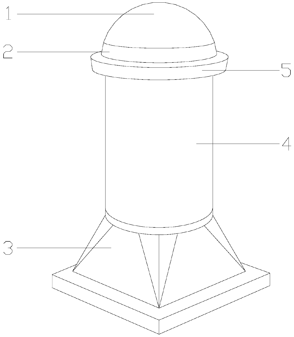 A light guide lighting device for agriculture and breeding using internal energy to change light intensity