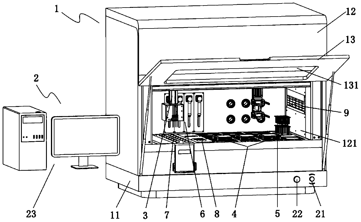 High-flux nucleic acid extraction system