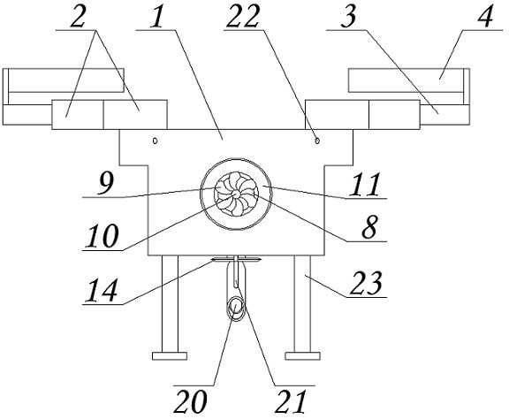 Anti-collision self-cooling surveying and mapping unmanned aerial vehicle capable of adjusting photographing angle according to flight speed