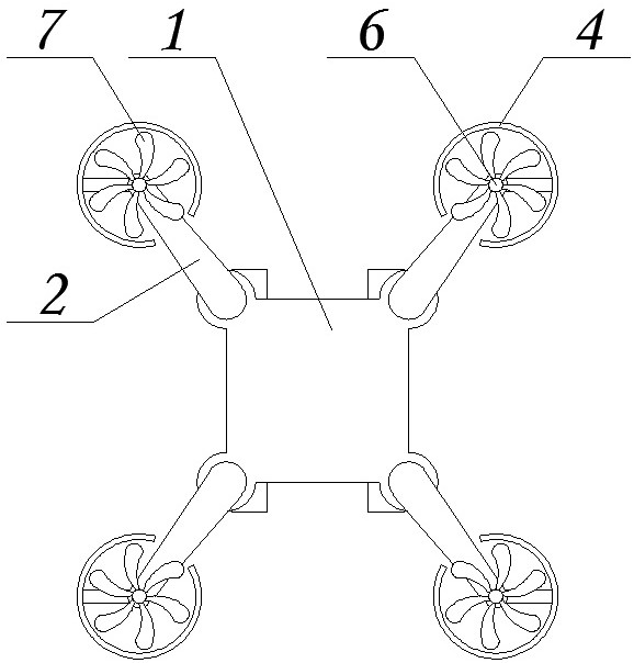 Anti-collision self-cooling surveying and mapping unmanned aerial vehicle capable of adjusting photographing angle according to flight speed