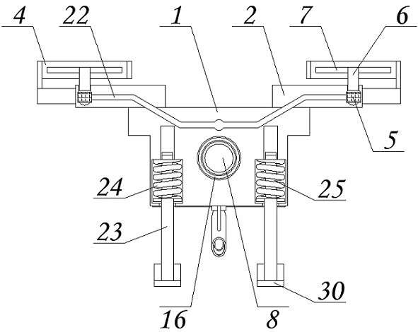 Anti-collision self-cooling surveying and mapping unmanned aerial vehicle capable of adjusting photographing angle according to flight speed