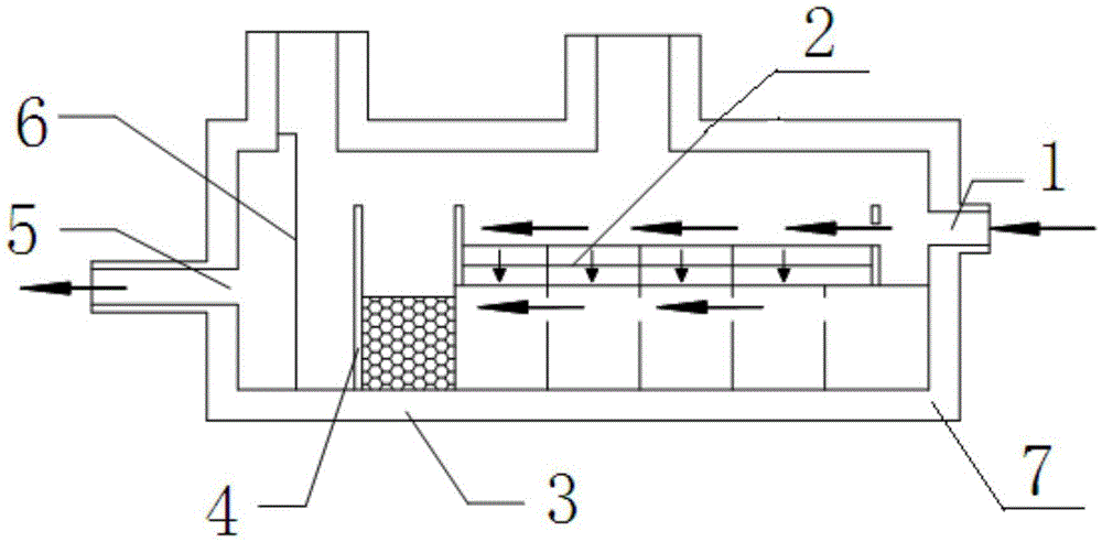 Underground rainwater purifying integral system