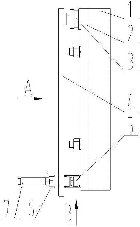 A back support device for a large-aperture mirror