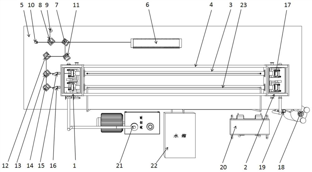 Compact carbon dioxide pumping terahertz double-frequency laser