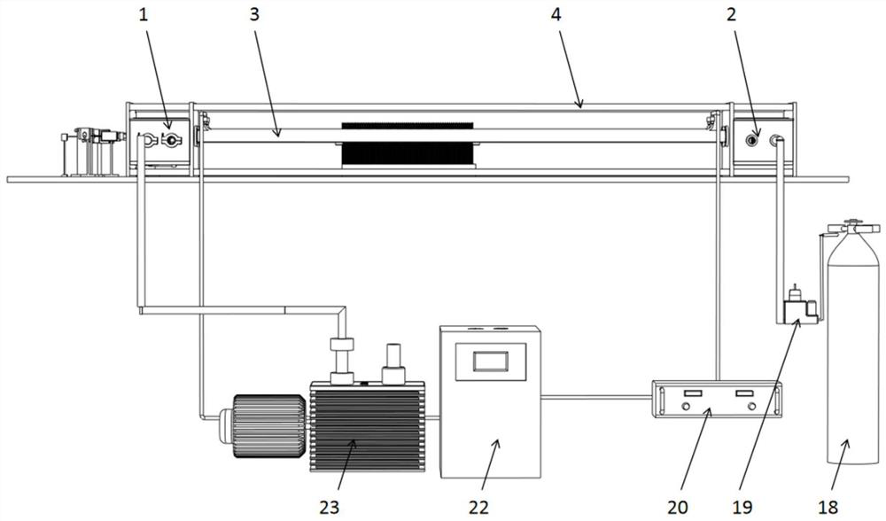 Compact carbon dioxide pumping terahertz double-frequency laser