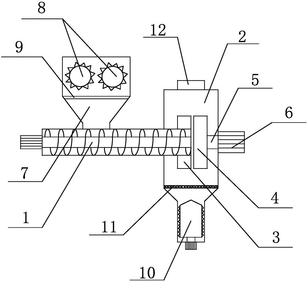 Rubber grinding machine for improving grinding quality