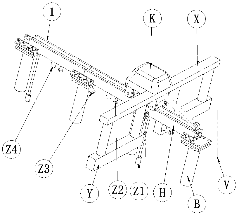 Multifunctional agricultural full-automatic production system