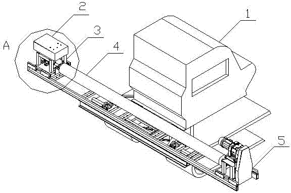 Refuse landfill film laying machine