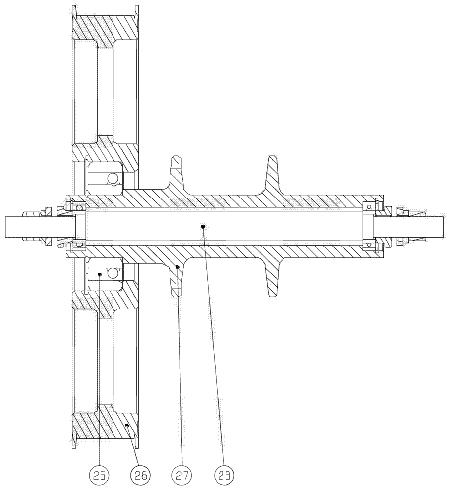 Power transmission mechanism of energy-saving racing car