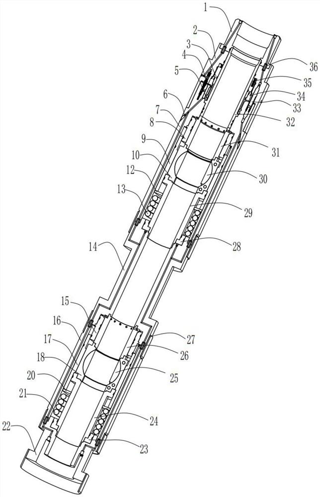 Deepwater well completion test electro-hydraulic seating string safety control device