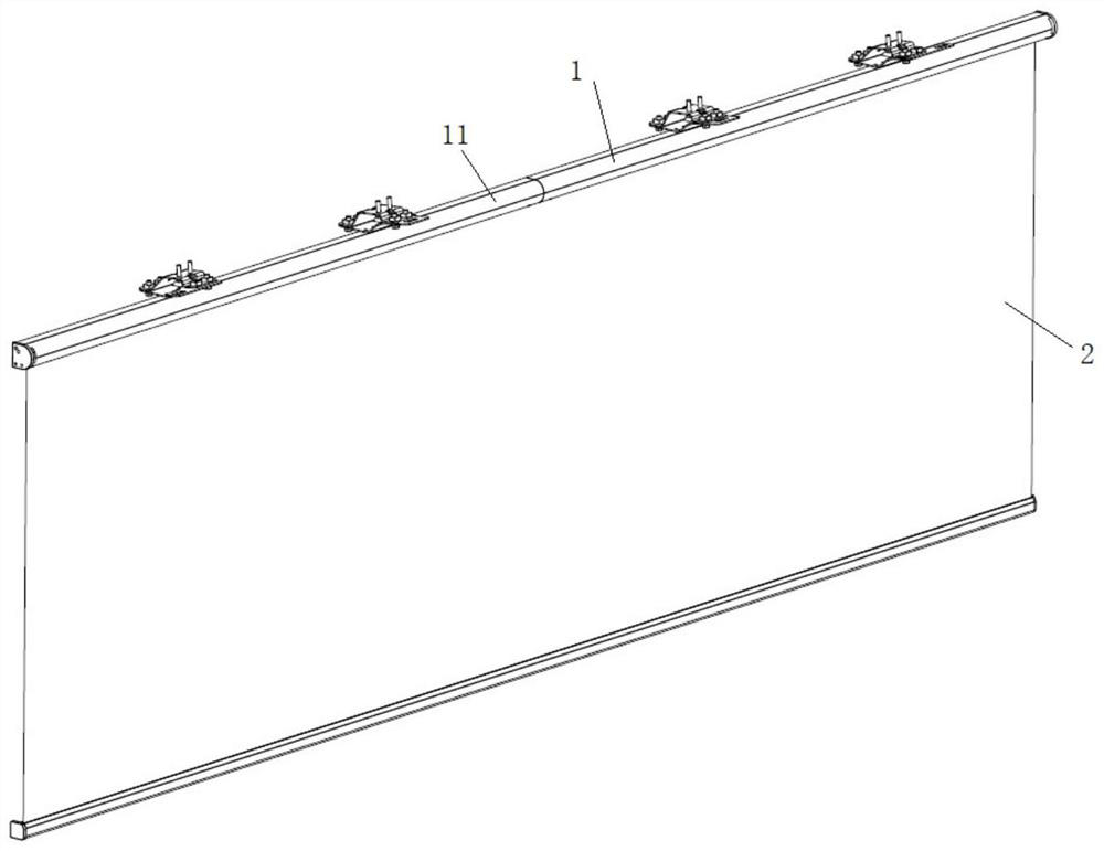 Electric sunshade curtain with curtain function and production method thereof