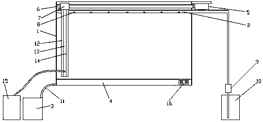 Ecological environment-friendly multi-functional adsorbing and blackboard cleaning device