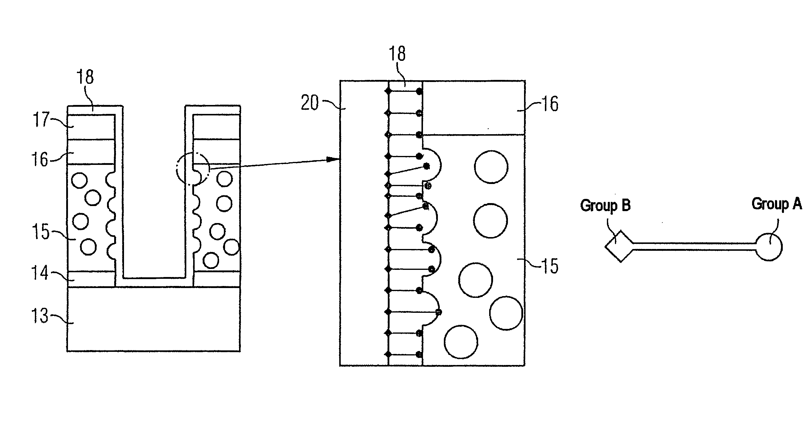 Method for sealing porous materials during chip production and compounds therefor