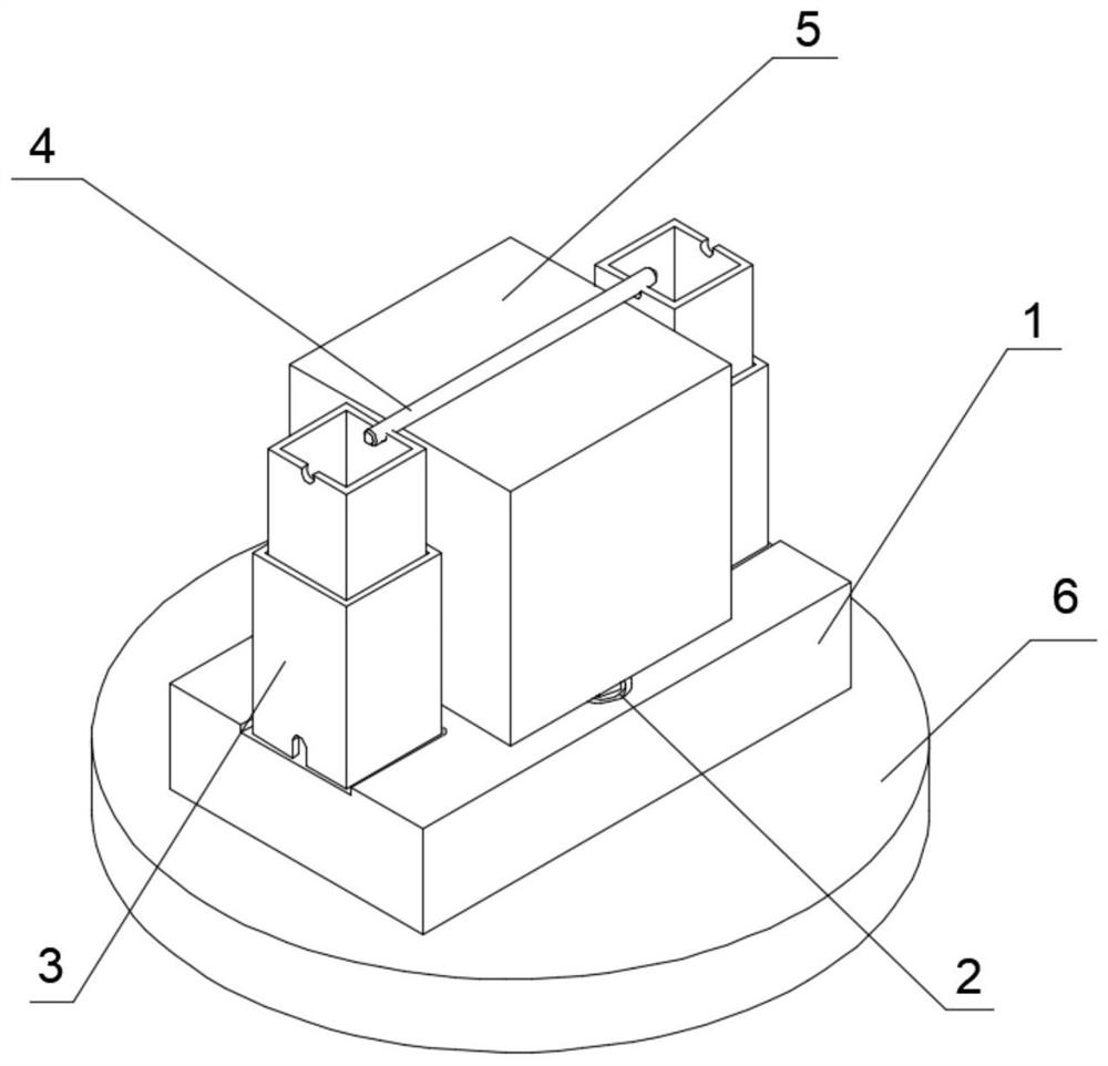 Cement mortar splitting tensile test tool