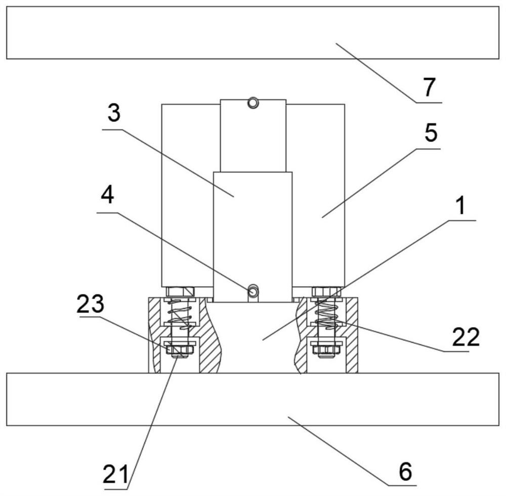 Cement mortar splitting tensile test tool