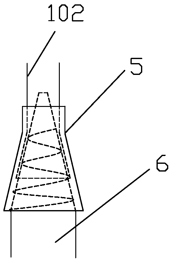 Water bladder irrigation drainage tube