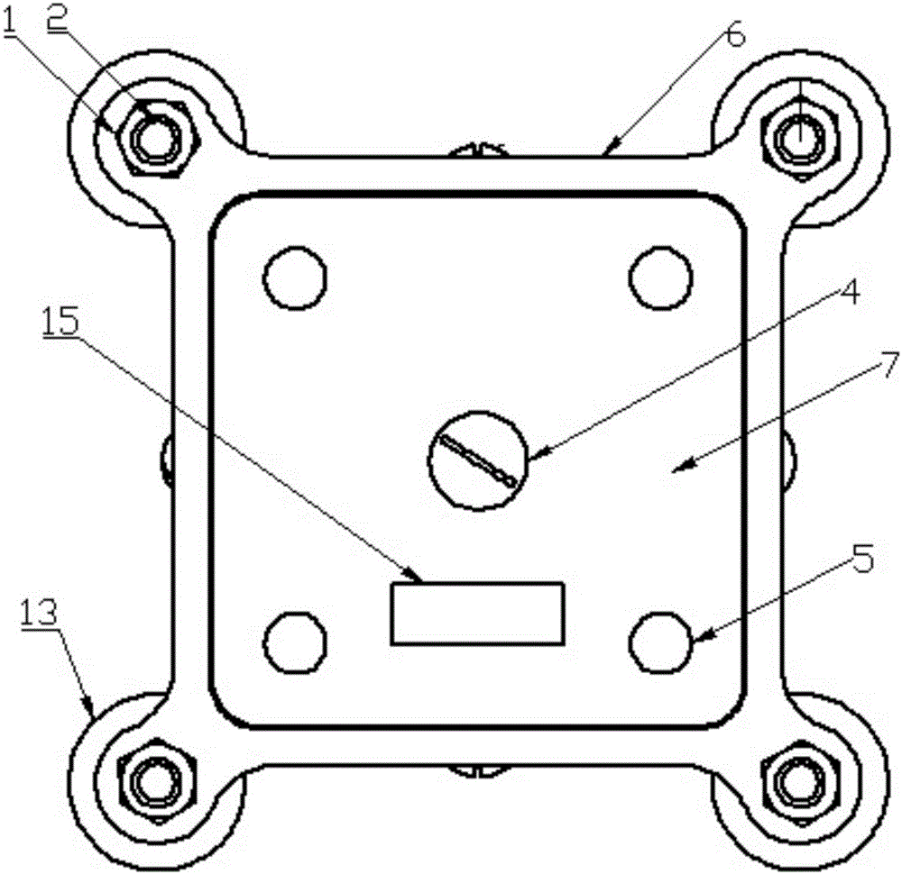 Portable probe fixing device with adjustable coupling pressure of ultrasonic stress measurement system