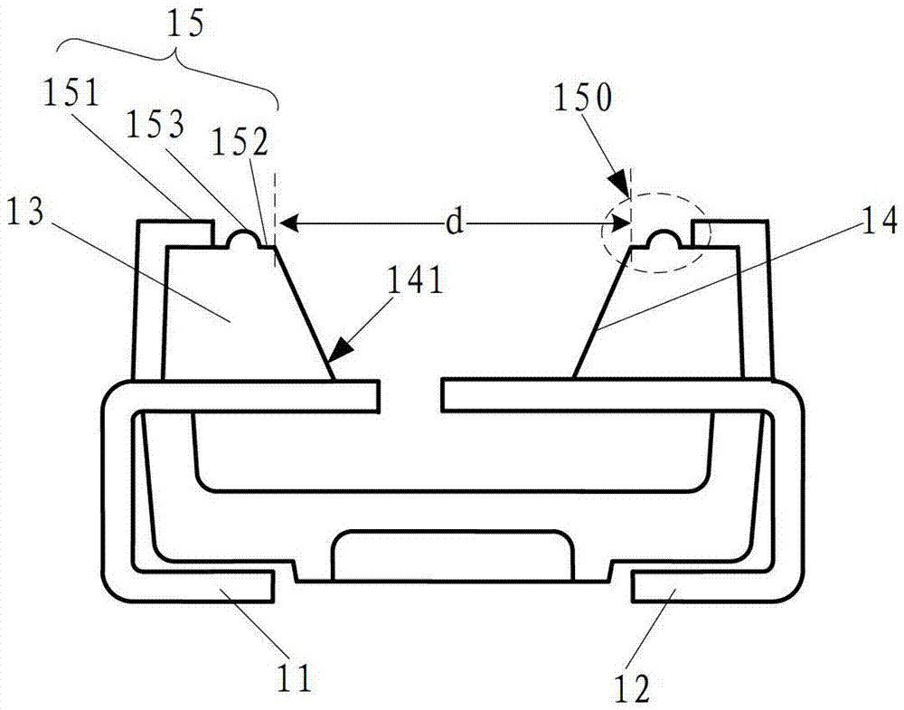 Surface-mounted type LED (light-emitting diode) bracket, surface-mounted type LED and manufacture methods thereof