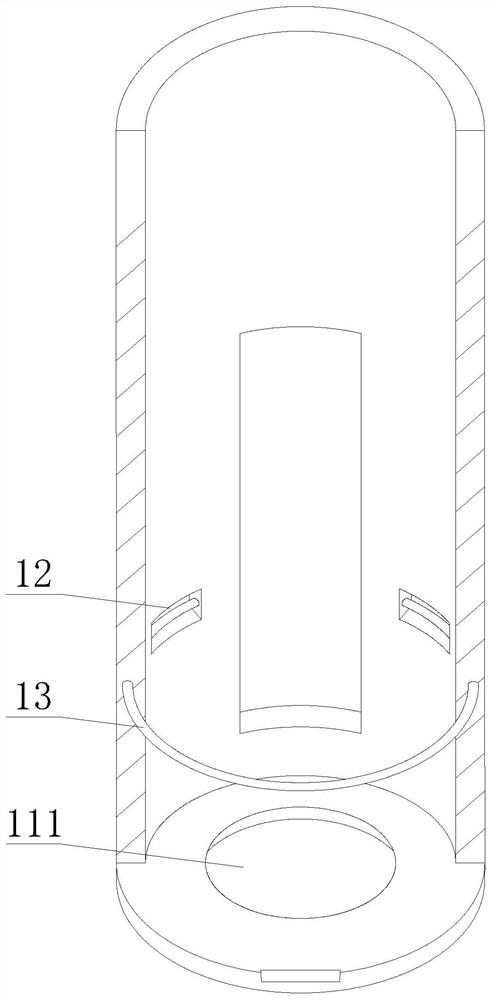 Annularly-sealed liquid sampling device and method for chemical detection