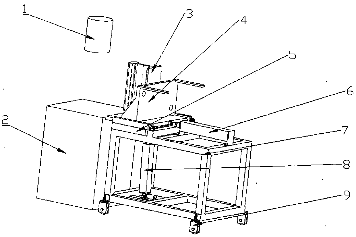 Fastener longitudinal resistance test device