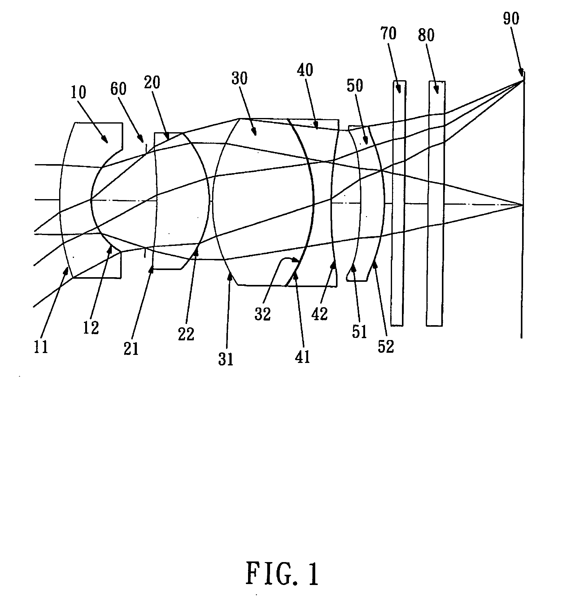 Inverse Telephoto with Correction Lenses