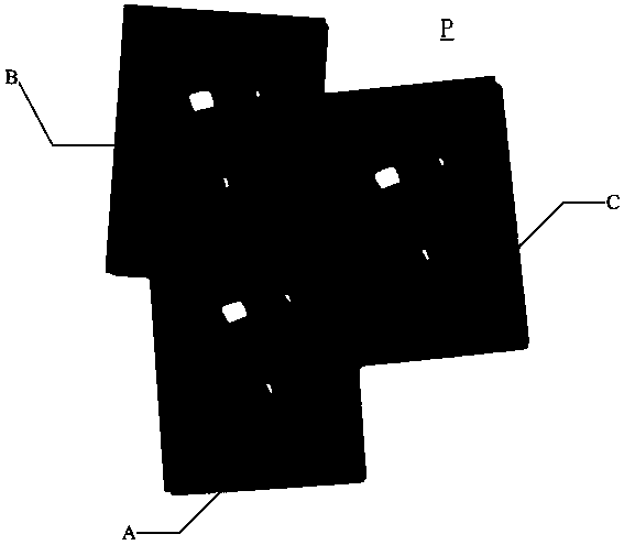 A kind of processing method and device for splicing pictures