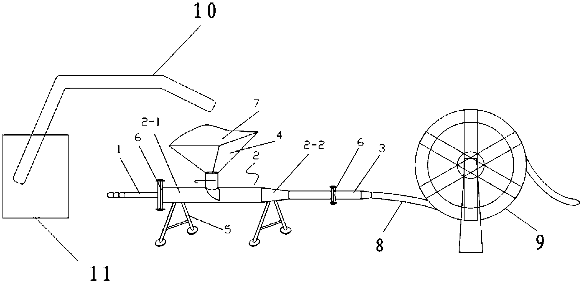 Sandblaster with improved working efficiency