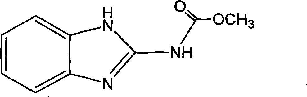 Bavistin microemulsion and preparation method thereof