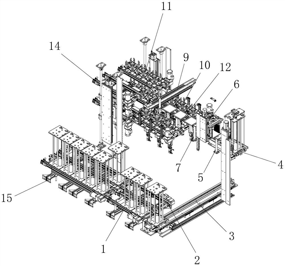 Solar silicon wafer reworking and inserting machine and implementation method thereof