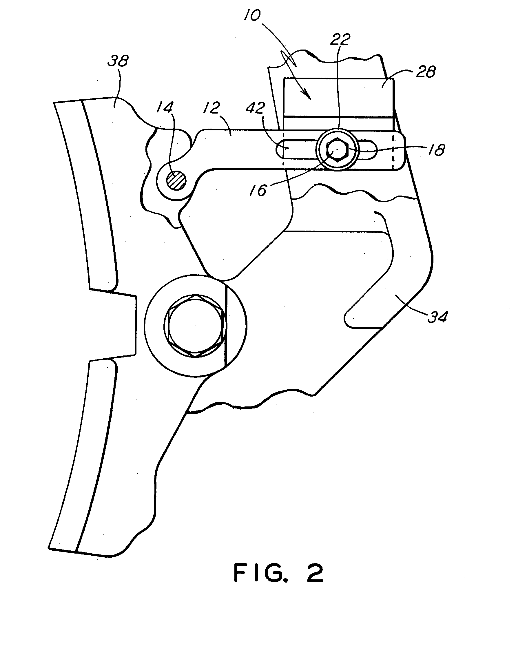 Brake head positioner