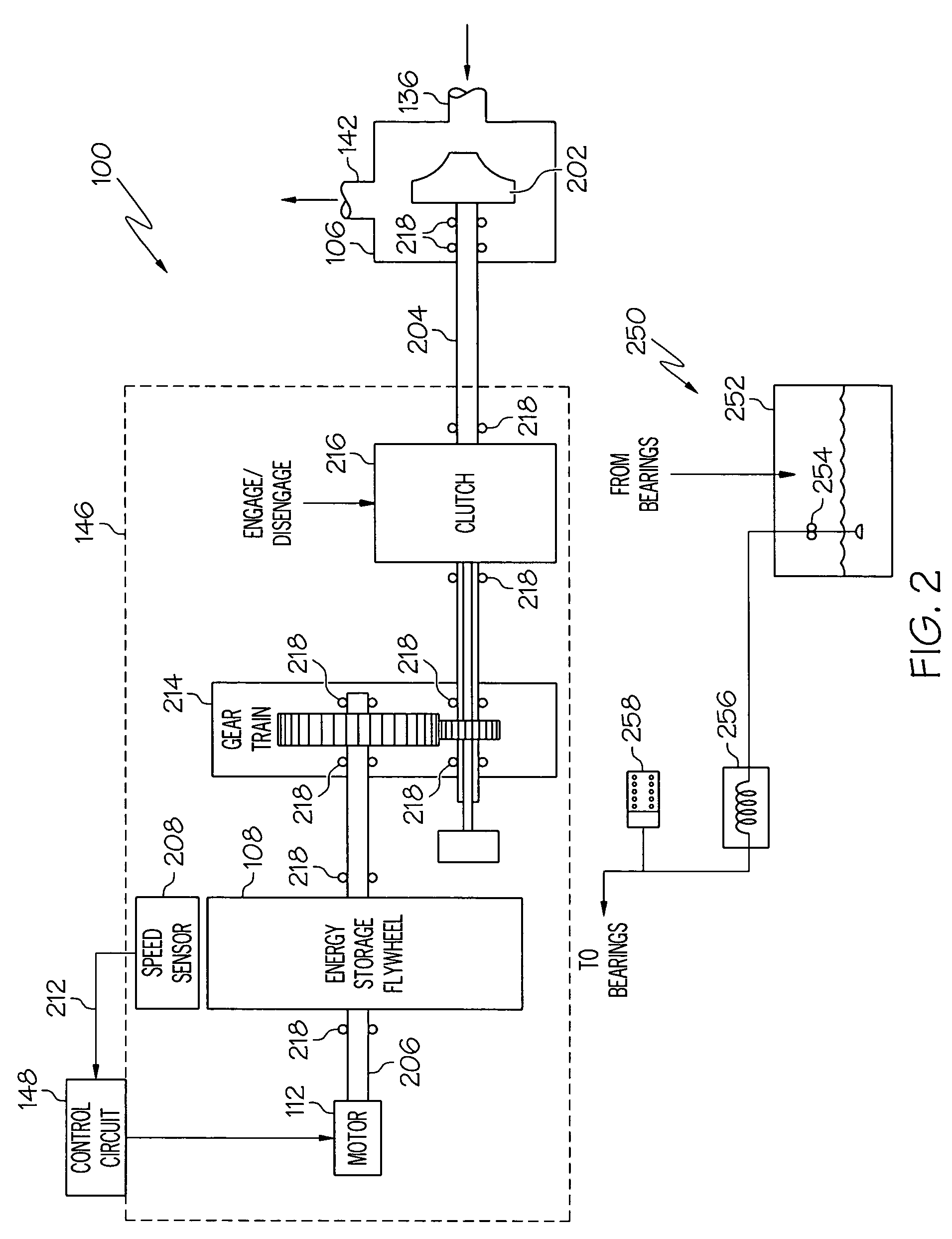 Submersible vehicle object ejection system using a flywheel driven boost pump