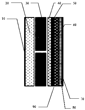 A vacuum nested high-efficiency cold-resistant structural material