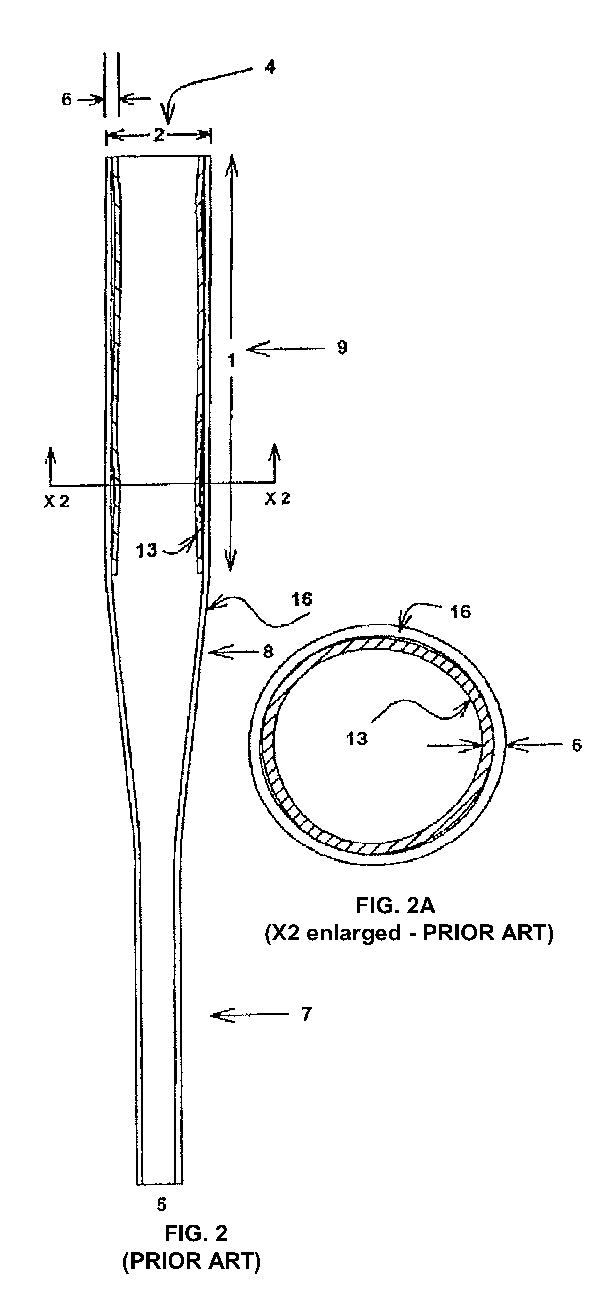 Tubular baseball bats with variable stiffened barrels