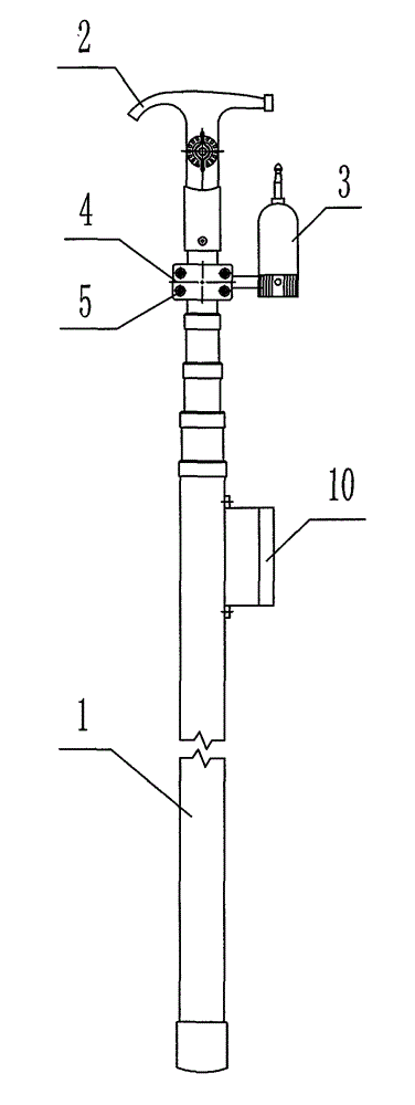 Multifunctional insulating operating rod