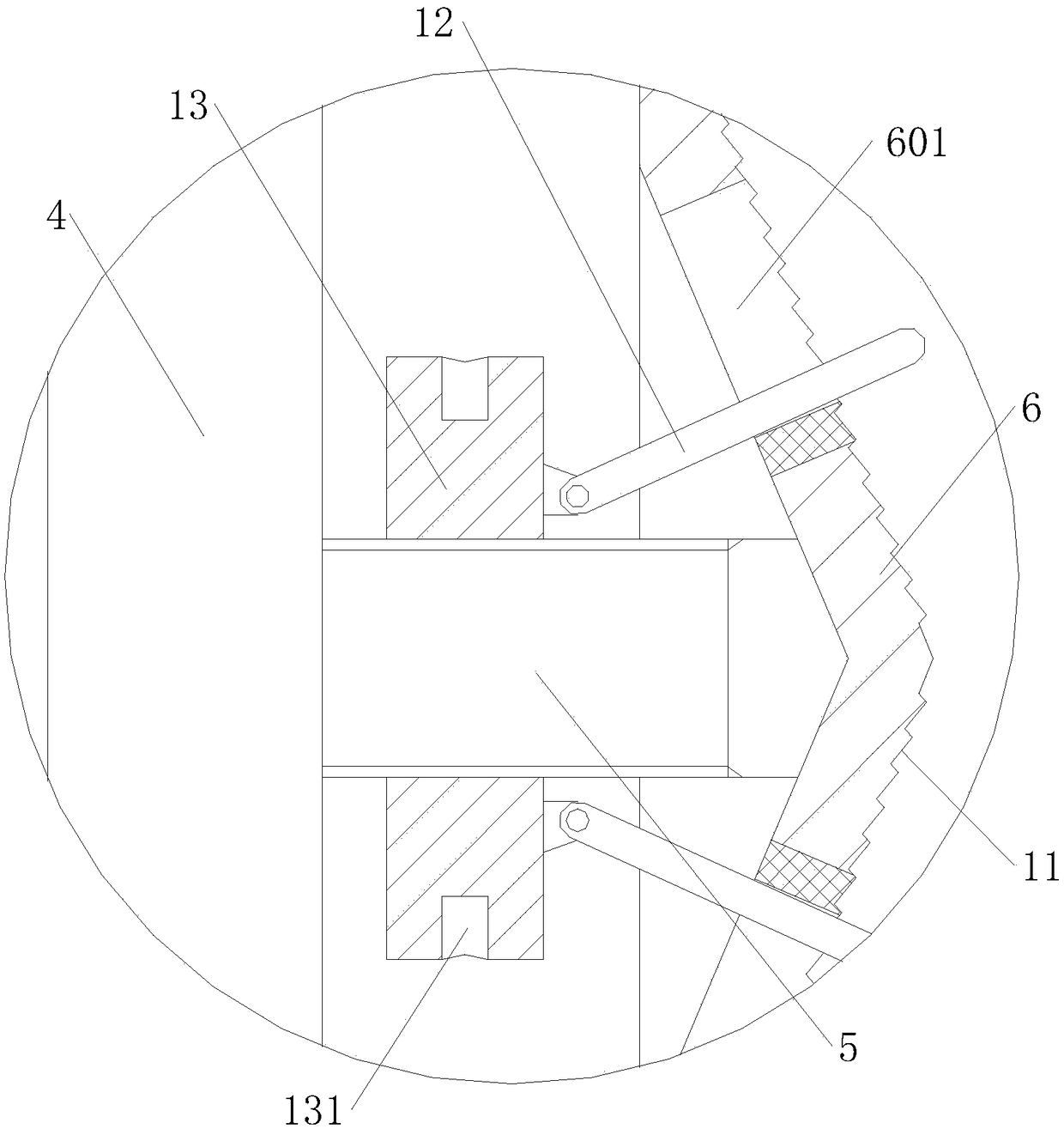 Small electric tapping machine for positioning flanges