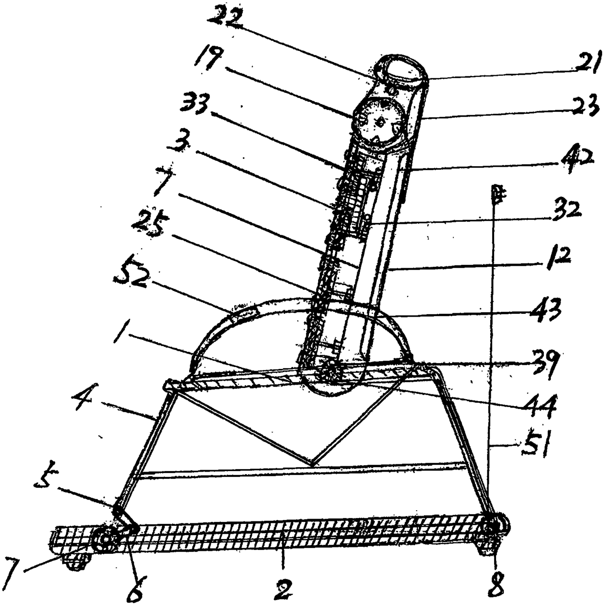 A seat with automatic shaking and multiple functions of traditional Chinese medicine convalescence and rehabilitation