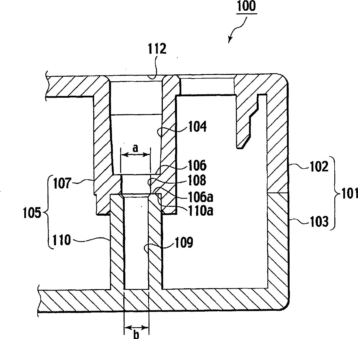 Method for manufacturing plastic component assembly and plastic component assembly, and plastic component-welded head and plastic component welding machine